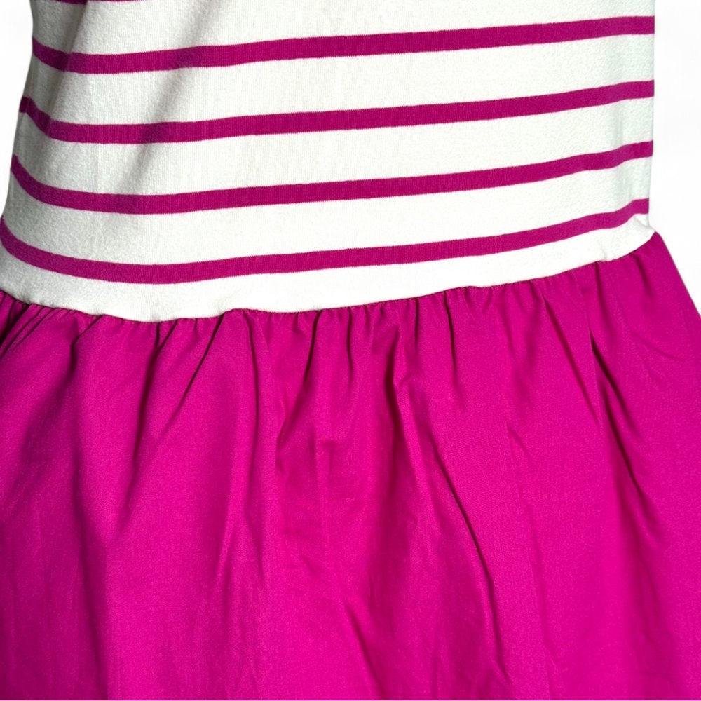 J.Crew Preppy Pink Stripe Knit Mixy Midi Dress Pockets NWT Size Medium Spring - Picture 8 of 9